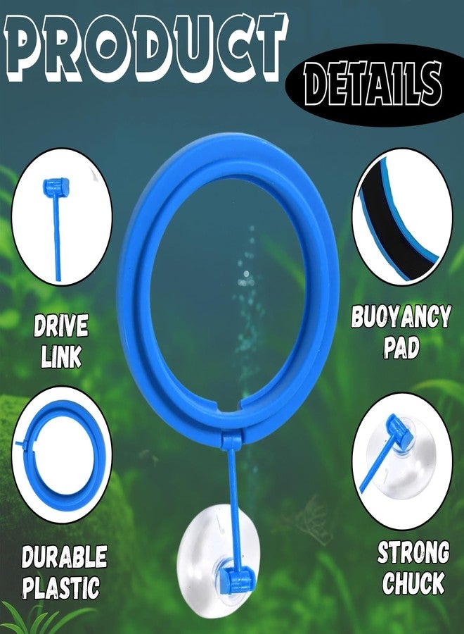 Western Era Aquarium Circle Floating Feeding Ring | Adjustable Fish Feeding Tool for Flakes & Pellets | Prevents Water Pollution | Ideal for Betta, Goldfish, Guppies & More | Fish Tank Accessories - Image 5